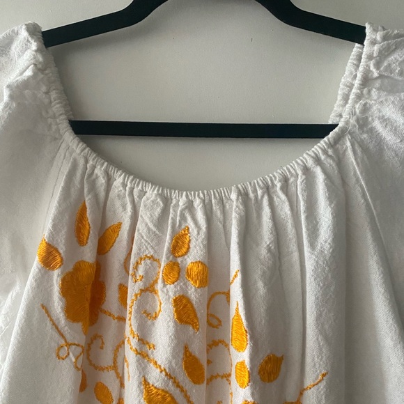 Vintage Off the Shoulder Boho Dress - Picture 4 of 6